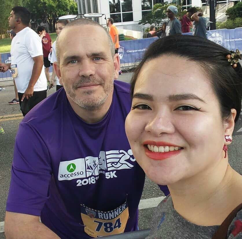 Harry and Michelle at Corporate 5k